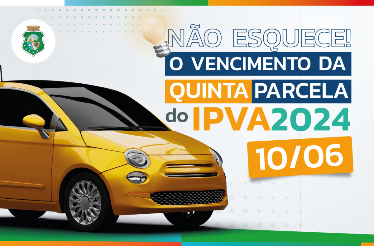 IPVA 2024: ÚLTIMA PARCELA VENCE SEGUNDA-FEIRA (10) E APP DISPONIBILIZA NOVA FUNCIONALIDADE