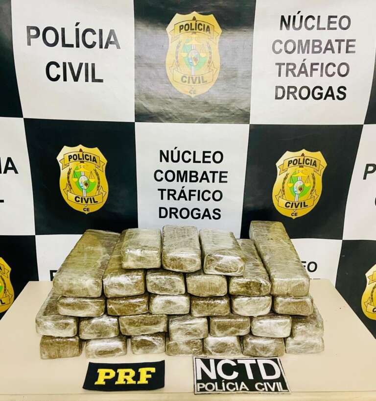 Ação da Polícia Civil resulta em prisão e na apreensão de mais de 24 kg de drogas