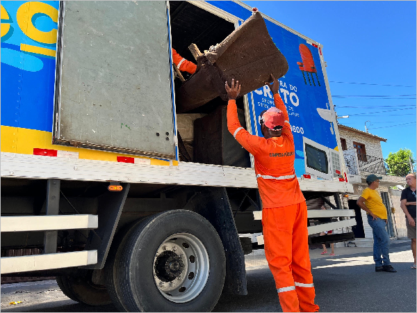 Cata Treco passa em nove localidades, de 20 a 23 de janeiro, para coleta de materiais inservíveis e pneus velhos