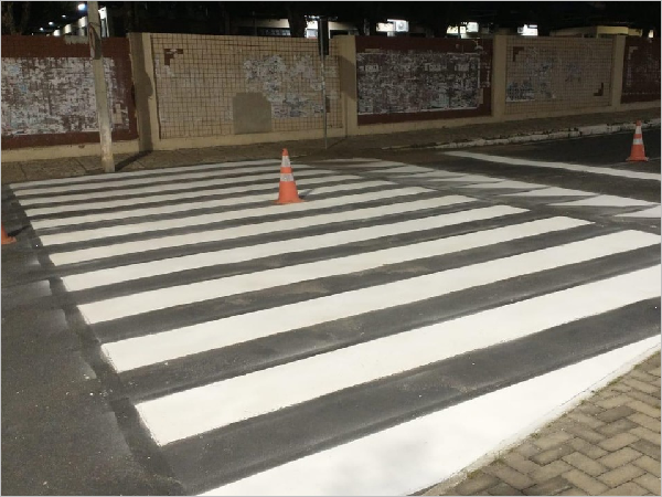 Demutran recupera sinalização horizontal na área central de Juazeiro do Norte