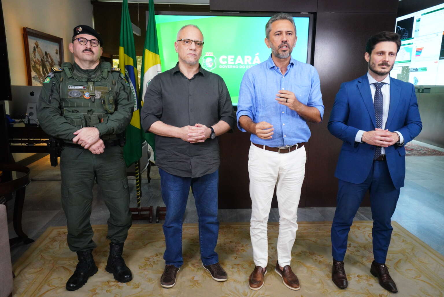 Governo do Ceará anuncia blindagem de viaturas das polícias Militar e Civil