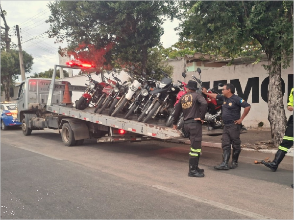 Operação Cano Kadron apreende motos e combate poluição sonora em Juazeiro do Norte