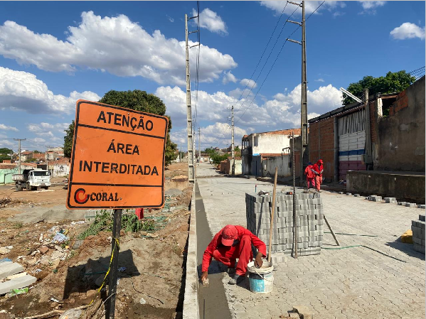 Localidades terão interdições temporárias no bairro Triângulo para serviços de pavimentação