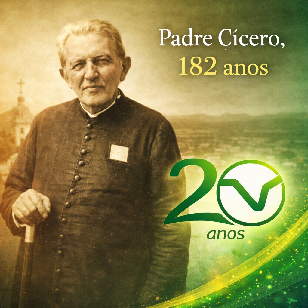 Padre Cícero completa 182 anos e data marca também os 20 anos da TV Verde Vale