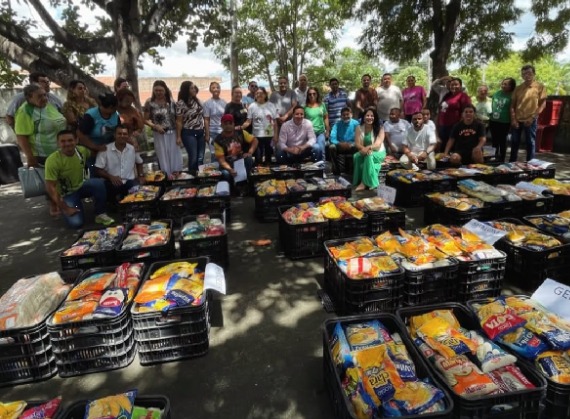 Banco de Alimentos entrega mais de quatro toneladas arrecadadas na Meia Maratona Padre Cícero 2026